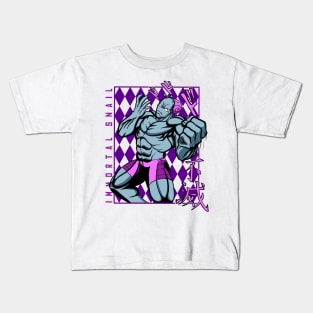 The Immortal Snail ( The Snail ) anime inspired fighter meme Kids T-Shirt